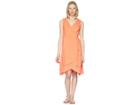 Heidi Klein Havana Wrap Dress (red) Women's Swimwear