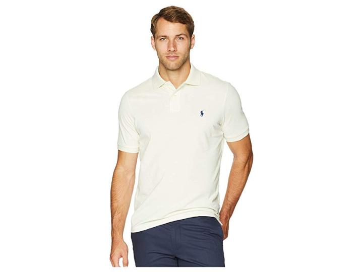 Polo Ralph Lauren Classic Fit Polo (chic Cream) Men's Clothing