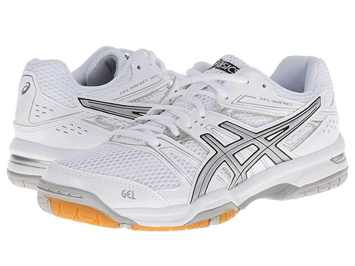 Asics Gel-rocket(r) 7 (white/silver) Women's Shoes