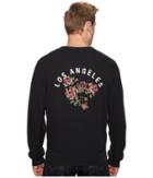 7 For All Mankind La Floral Sweatshirt (black) Men's Sweatshirt