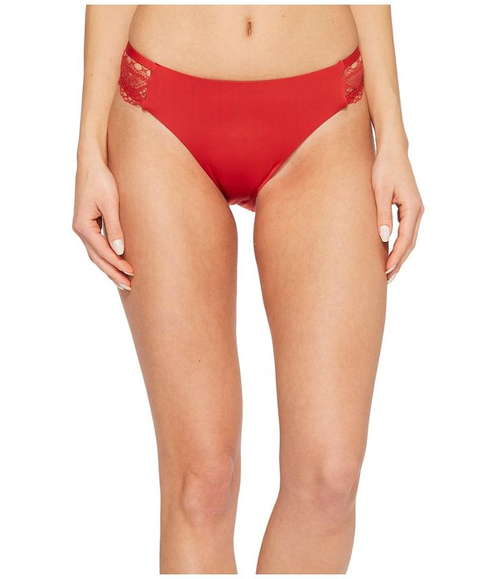 Laundry By Shelli Segal Scallop Lace Hipster Bikini Bottom (spice) Women's Swimwear