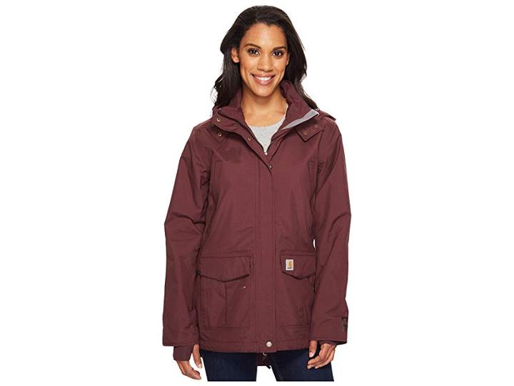 Carhartt Shoreline Jacket (deep Wine) Women's Coat
