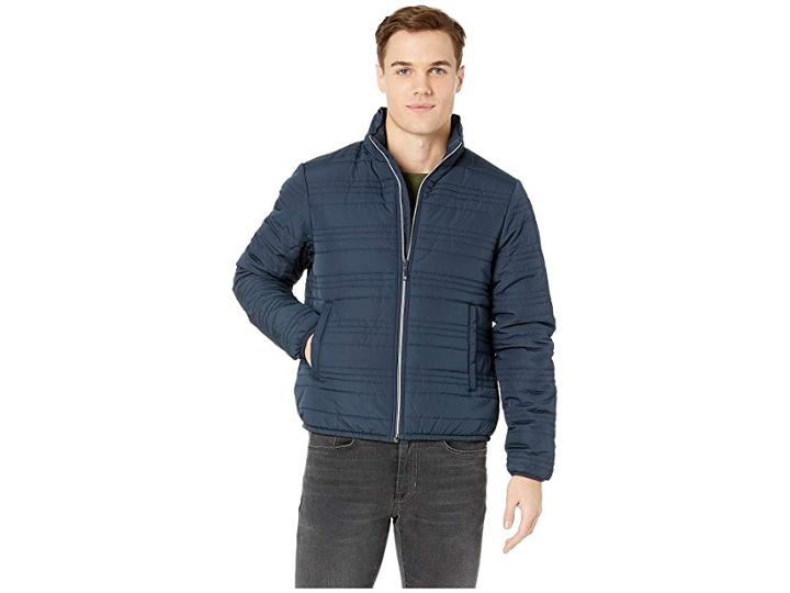 Original Penguin Lightweight Channel (dark Sapphire) Men's Coat