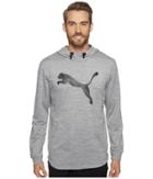Puma Tech Fleece Hoodie (medium Gray Heather) Men's Sweatshirt
