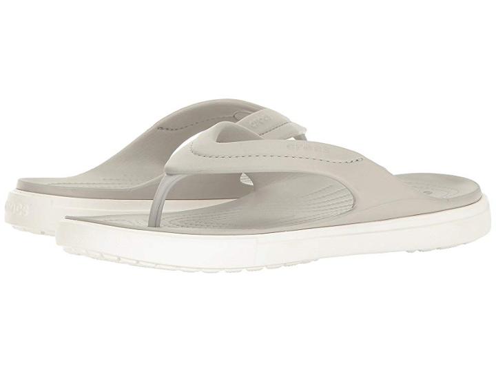 Crocs Citilane Flip (pearl White/white) Slide Shoes
