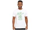 Life Is Good Happy Trails Crusher Tee (cloud White) Men's Short Sleeve Pullover