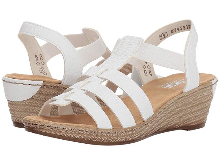 Rieker 62420 Fanni 20 (weiss) Women's Shoes