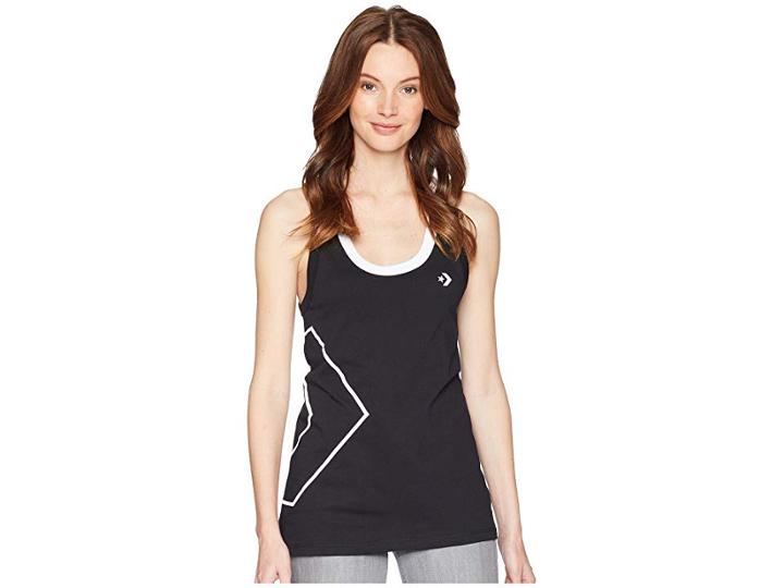 Converse Street Sport Tank Top (black) Women's Sleeveless
