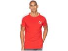 Puma Classics T7 T-shirt Slim (ribbon Red) Men's T Shirt