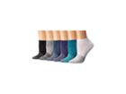 Lauren Ralph Lauren Color Block Random Feed Low Cut 6-pack (grey Assorted) Women's Low Cut Socks Shoes