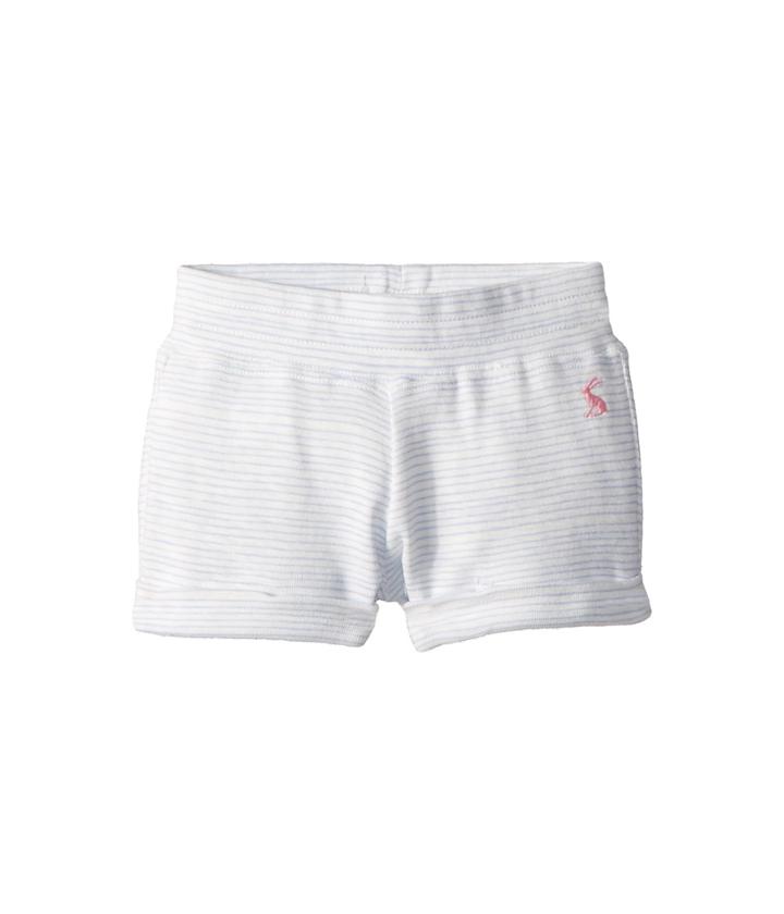Joules Kids Jersey Pull-on Shorts (toddler/little Kids/big Kids) (printed Pencil Stripe) Girl's Shorts