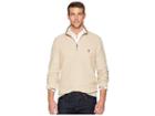 Polo Ralph Lauren Textured Pique 1/2 Zip (oatmeal Heather) Men's Sweater