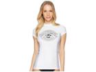 Billabong Surf Dayz Performance Fit Short Sleeve Colb (white) Women's Swimwear