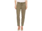 Nydj Skinny Ankle Chino W/ Fray (topiary) Women's Casual Pants