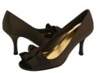 Stuart Weitzman Bridal & Evening Collection Gigiritz (chocolate Satin) Women's Slip-on Dress Shoes