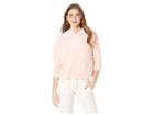 Juicy Couture Velour Hooded Pullover (morning Blush) Women's Clothing