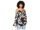 Bishop + Young Open Side Eyelet Top (black) Women's Sleeveless