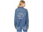 Juicy Couture Juicy State Of Mind Chambray Shirt (sunset Wash) Women's Clothing