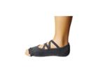 Toesox Elle Half Toe W/ Grip (charcoal Grey) Women's No Show Socks Shoes