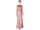 Marina Satin Cowl Back Gown (rose) Women's Clothing