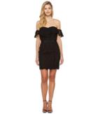 Adelyn Rae Maddie Woven Lace Tube Dress (black) Women's Dress