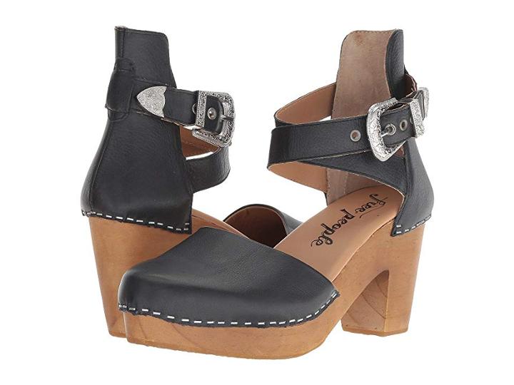 Free People Andorra Clog (black) High Heels
