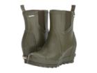 Sorel Joan Rain Wedge Chelsea (nori/sea Salt) Women's Waterproof Boots
