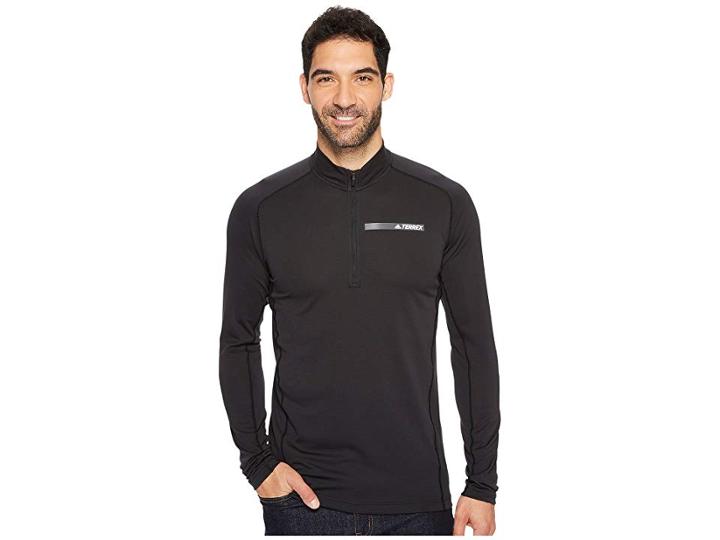 Adidas Outdoor Terrex Tracerocker 1/2 Zip Top (black) Men's Long Sleeve Pullover