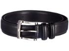 Florsheim Pebble Grain 32mm Leather Belt (black) Men's Belts