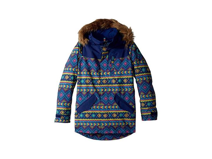 Burton Kids Aubrey Parka Jacket (little Kids/big Kids) (bohemia/spellbound) Girl's Coat