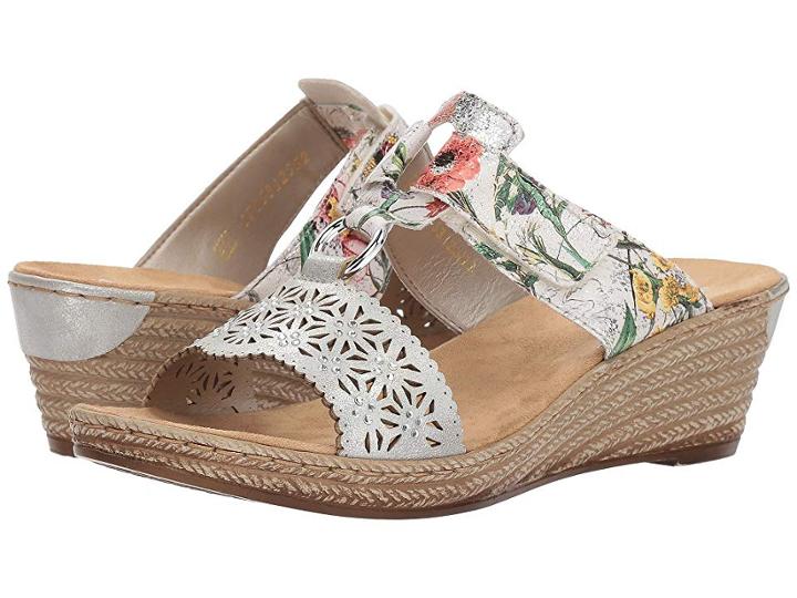 Rieker 62427 Fanni 27 (ice/ice/multi) Women's Shoes