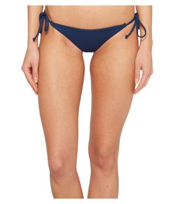 Becca By Rebecca Virtue Color Code Tie Side Pant Bottoms (indigo) Women's Swimwear