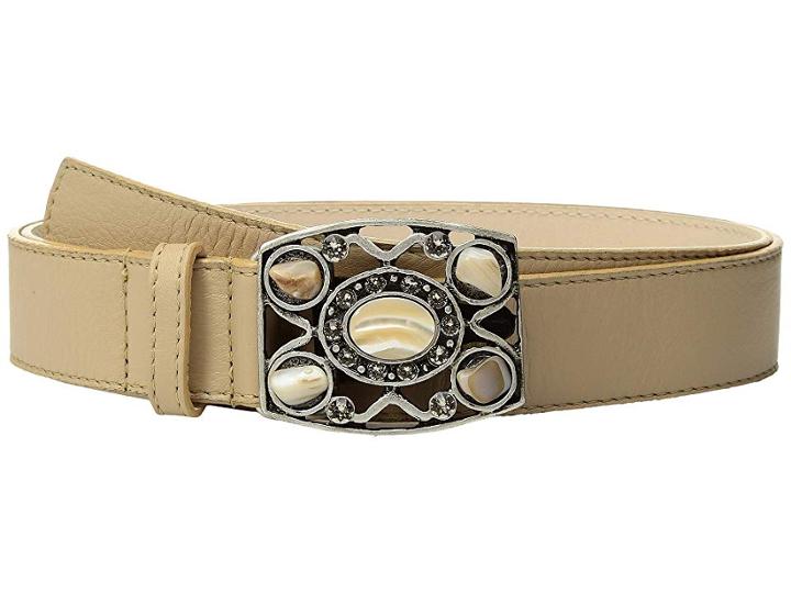 Leatherock 1826 (cream/mother-of-pearl) Women's Belts