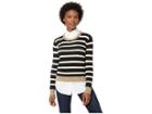 Lauren Ralph Lauren Layered Shirt (polo Black/mascarpone Cream) Women's Clothing