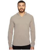Lucky Brand Knit Hoodie (grey) Men's Sweatshirt