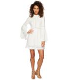 Jack By Bb Dakota Charrelle Rayon Twill Dress With Ladder Tape Trim (off-white) Women's Dress