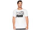 Puma Graphic Retro Sports Tee (white) Men's T Shirt