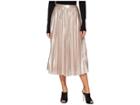 1.state Pleated Midi Skirt (flash Silver) Women's Skirt
