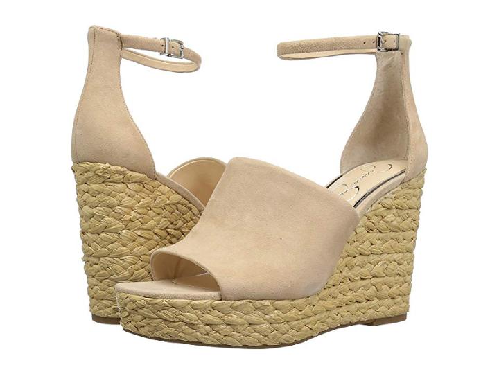 Jessica Simpson Suella (sand Dune Lux Kid Suede) Women's Shoes