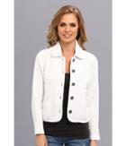 Mod-o-doc Monster Rag Crop Jacket (white) Women's Coat