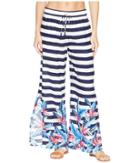 Tommy Bahama Palms Paradise Beach Pant Cover-up (mare Navy) Women's Swimwear