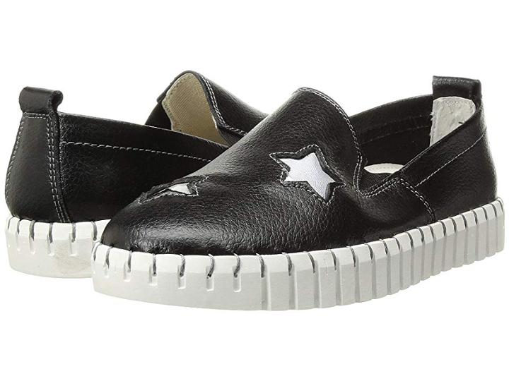 Bernie Mev. Kids Twk37 (little Kid/big Kid) (black/silver Stars) Girl's Shoes