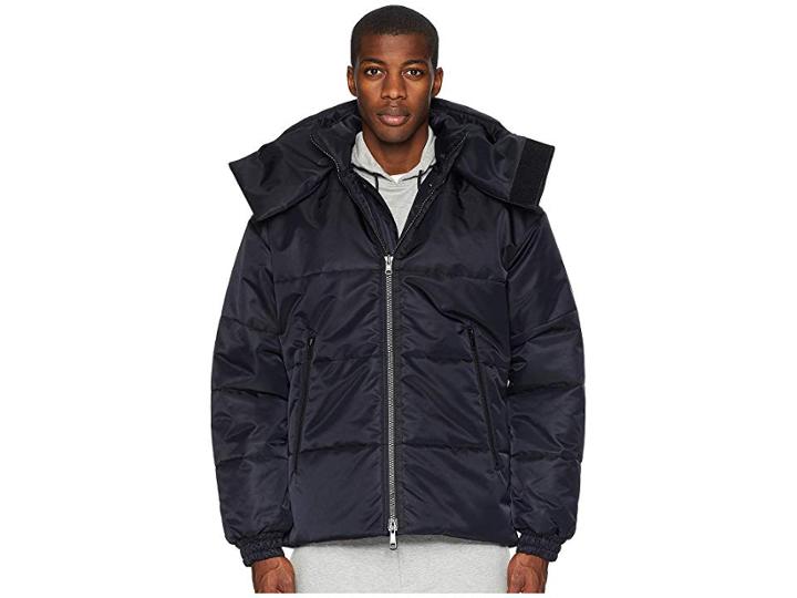 Adidas Y-3 By Yohji Yamamoto Padded Jacket (black) Men's Coat