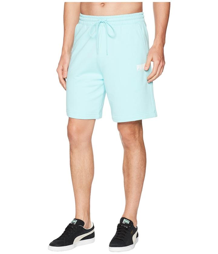 Puma Logo Tower Shorts (island Paradise) Men's Shorts