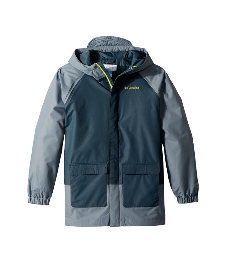 Columbia Kids Keep On Trekkin Jacket (little Kids/big Kids) (mystery/grey Ash) Boy's Coat
