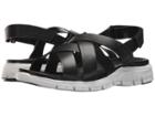 Cole Haan Zerogrand Crisscross Sandal Ii (black Leather/optic White) Women's Sandals
