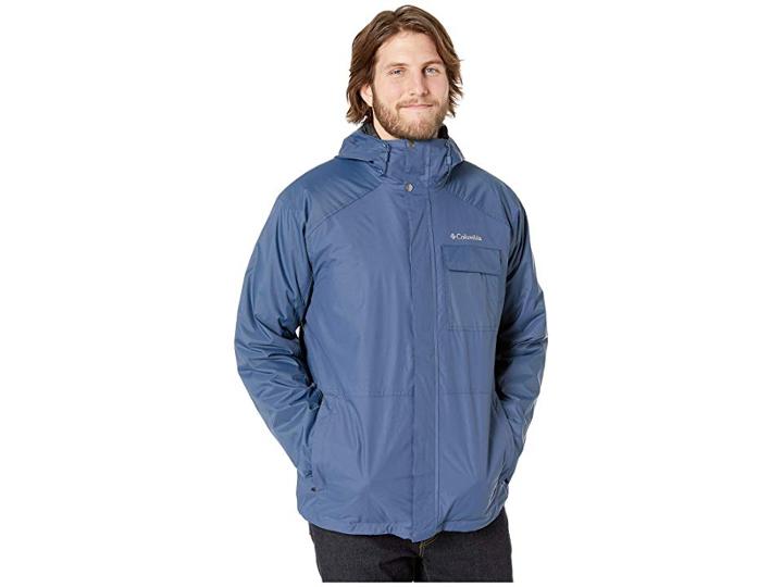 Columbia Big Tall Ten Fallstm Interchange Jacket (dark Mountain) Men's Coat