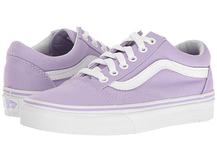 Vans Old Skooltm (lavender/true White) Skate Shoes