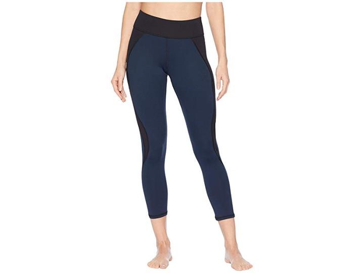 Michi Medusa Crop Leggings (navy/black) Women's Casual Pants