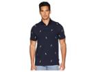 Ted Baker Scraffy Short Sleeve Cockatoo Embroidered Polo (navy) Men's Clothing